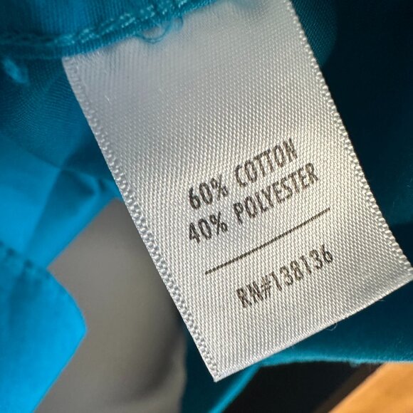 BeSpoke Mens Button Up Bright Blue Size Medium 15-15.5 Slim Fit Shirt Streetwear - Picture 5 of 5